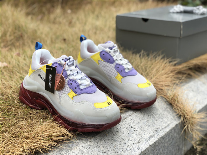 Balenciaga Air Cushion Daddy White and Purple（7-12 work day deliver）