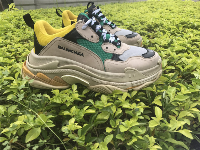Balenciaga Triple S Yellow Green（7-12 work day deliver）