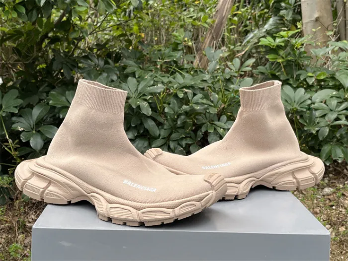 Balenciaga 10 3XL Beige Khaki Socks Shoes（7-12 work day deliver）