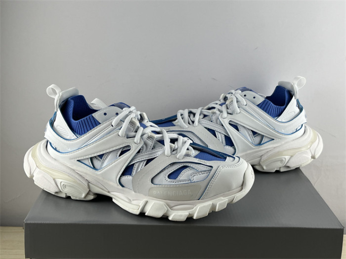 Balenciaga 3.0 Track Sock Nylon White Blue（7-12 work day deliver）