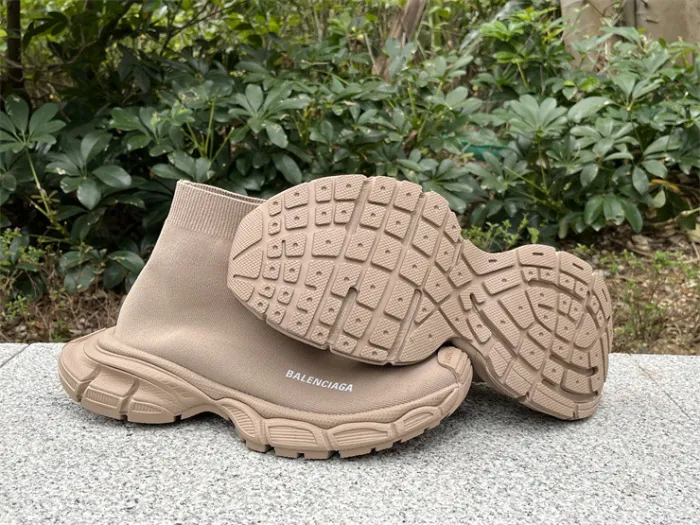 Balenciaga 10 3XL Beige Khaki Socks Shoes（7-12 work day deliver）