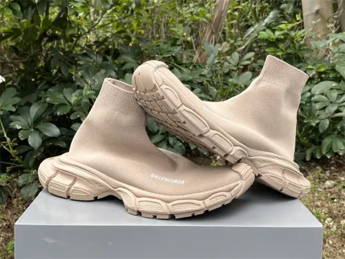 Balenciaga 10 3XL Beige Khaki Socks Shoes（7-12 work day deliver）
