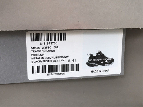 Balenciaga 3.0 Black Silver（7-12 work day deliver）