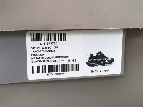 Balenciaga 3.0 Black Silver（7-12 work day deliver）