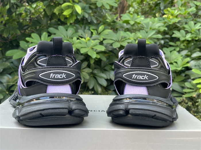 Balenciaga 3.0 Track Sock Black Purple Flyweave Nylon White Black（7-12 work day deliver）