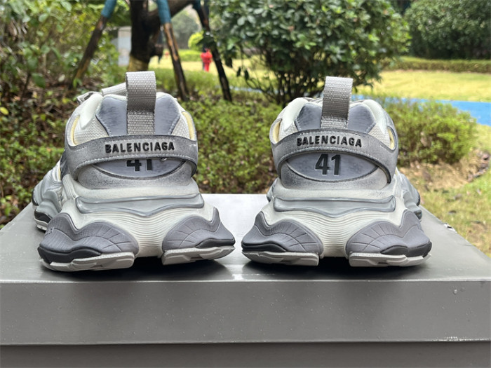 Balenciaga CARGO mesh round toe lace-up low top beige black gray（7-12 work day deliver）