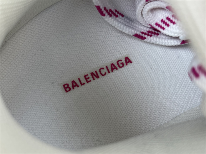 Balenciaga CARGO Mesh Round Toe Lace-Up Low Top White Pink（7-12 work day deliver）
