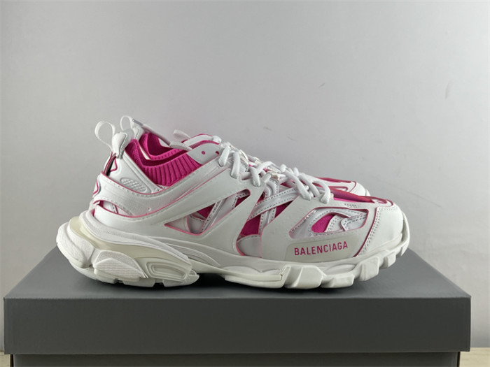 Balenciaga 3.0 Track Sock White Red Flyweave Nylon（7-12 work day deliver）