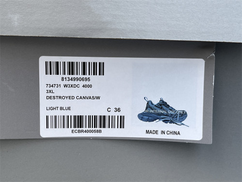 Balenciaga 10 3XL fabric lake blue（7-12 work day deliver）
