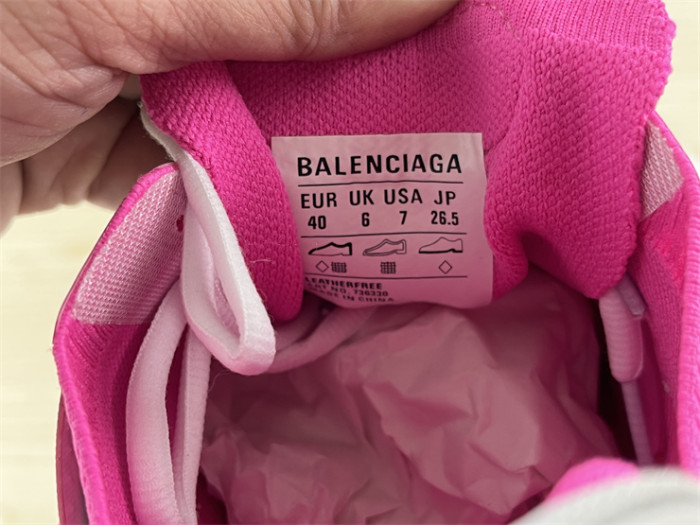 Balenciaga 3.0 Track Sock White Red Flyweave Nylon（7-12 work day deliver）