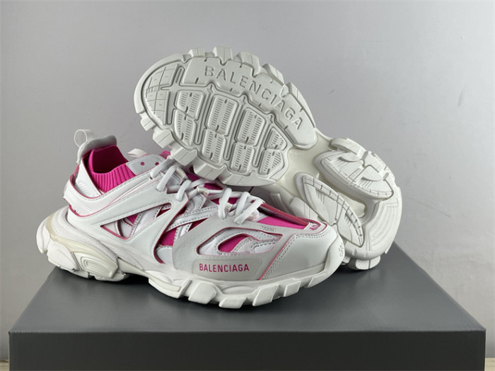 Balenciaga 3.0 Track Sock White Red Flyweave Nylon（7-12 work day deliver）