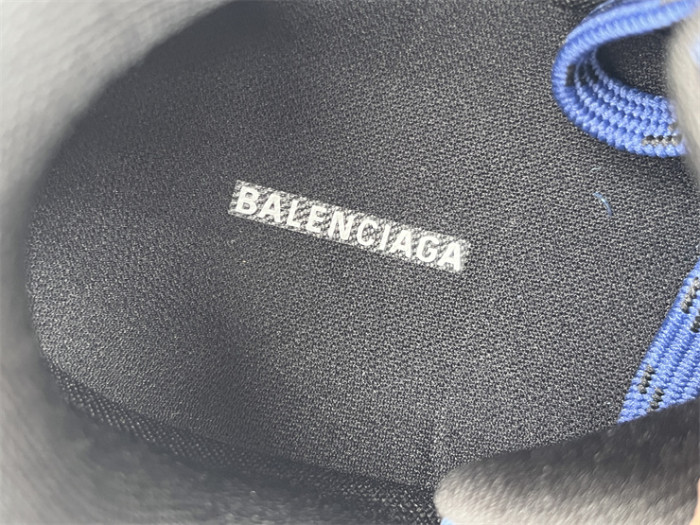 Balenciaga CARGO mesh round toe lace-up low top white and blue（7-12 work day deliver）