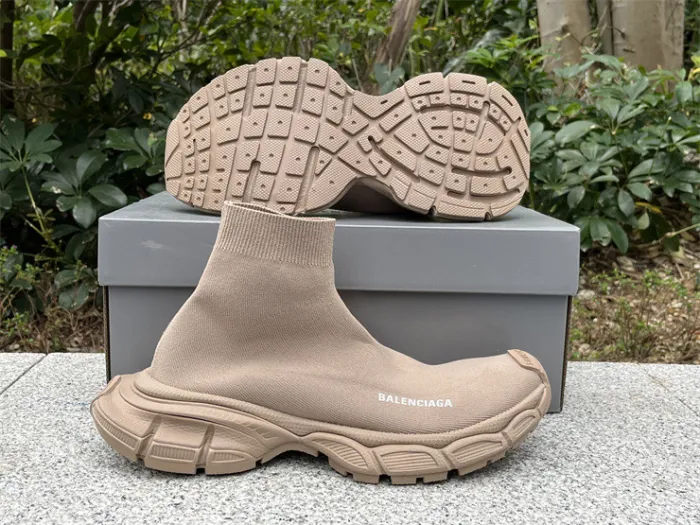 Balenciaga 10 3XL Beige Khaki Socks Shoes（7-12 work day deliver）