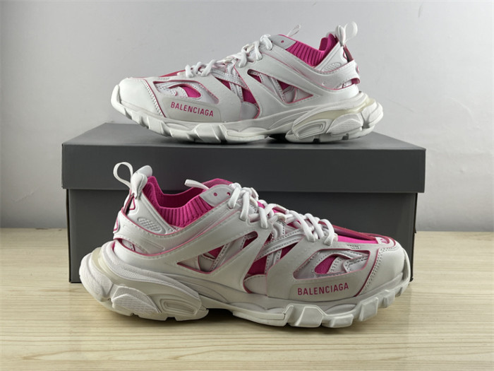 Balenciaga 3.0 Track Sock White Red Flyweave Nylon（7-12 work day deliver）