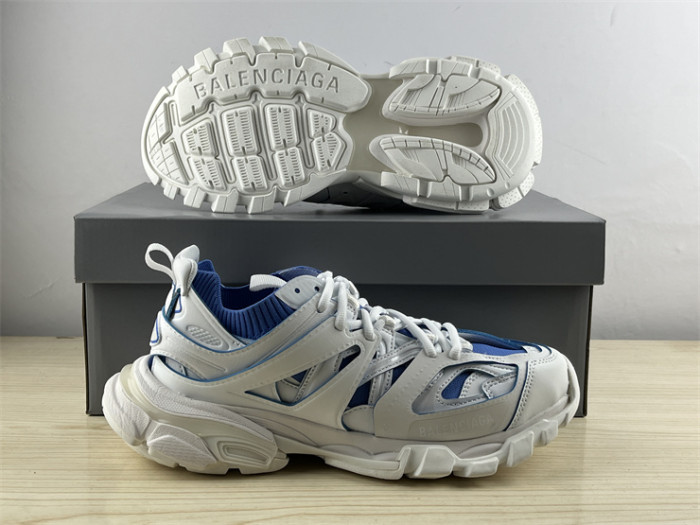 Balenciaga 3.0 Track Sock Nylon White Blue（7-12 work day deliver）
