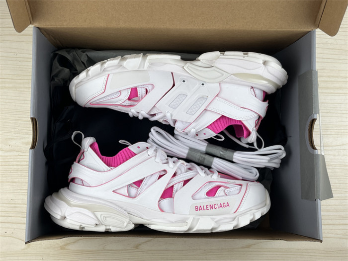 Balenciaga 3.0 Track Sock White Red Flyweave Nylon（7-12 work day deliver）