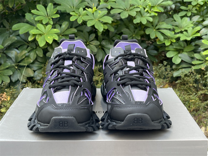 Balenciaga 3.0 Track Sock Black Purple Flyweave Nylon White Black（7-12 work day deliver）