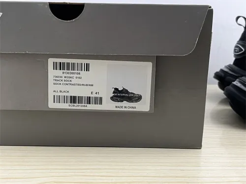 Balenciaga 3.0 Track Sock All Black White Black（7-12 work day deliver）