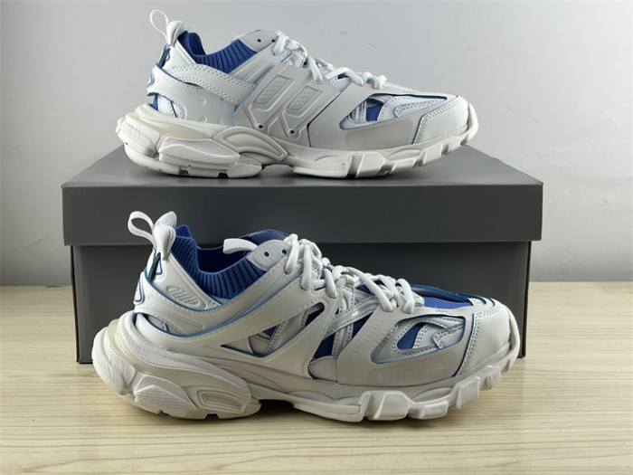 Balenciaga 3.0 Track Sock Nylon White Blue（7-12 work day deliver）