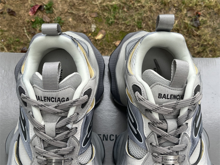 Balenciaga CARGO mesh round toe lace-up low top beige black gray（7-12 work day deliver）