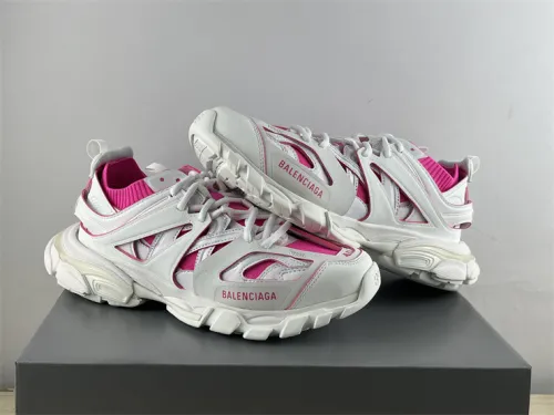 Balenciaga 3.0 Track Sock White Red Flyweave Nylon（7-12 work day deliver）