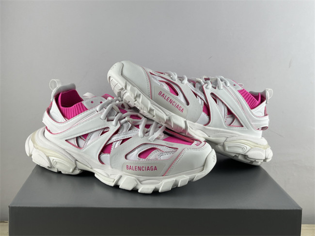 Balenciaga 3.0 Track Sock White Red Flyweave Nylon（7-12 work day deliver）