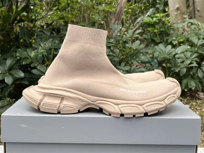 Balenciaga 10 3XL Beige Khaki Socks Shoes（7-12 work day deliver）
