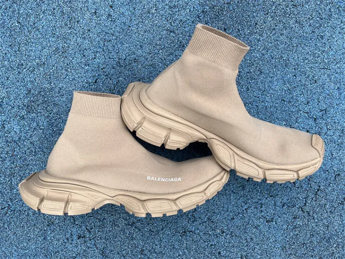 Balenciaga 10 3XL Beige Khaki Socks Shoes（7-12 work day deliver）