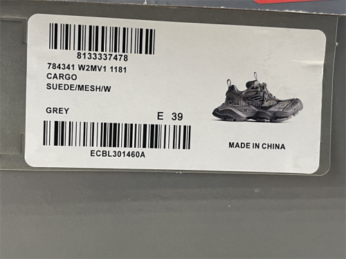 Balenciaga CARGO mesh round toe lace-up low top（7-12 work day deliver）