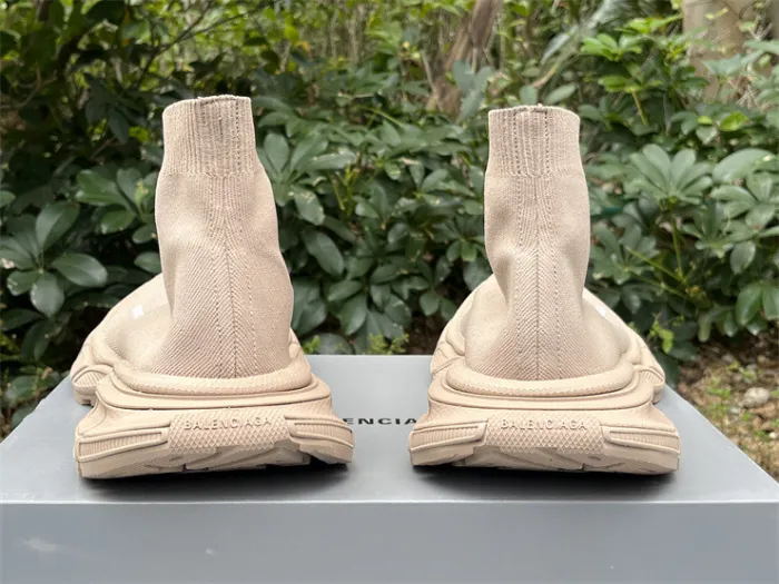 Balenciaga 10 3XL Beige Khaki Socks Shoes（7-12 work day deliver）