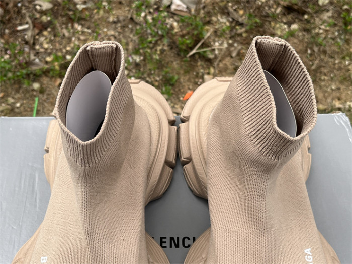 Balenciaga 10 3XL Beige Khaki Socks Shoes（7-12 work day deliver）