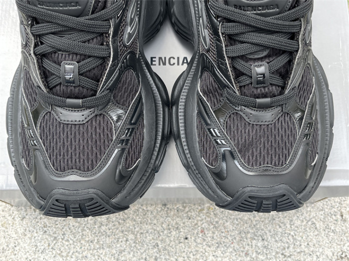 Balenciaga 10XL CARGO Black Mesh Round Toe Lace-up Low Top（7-12 work day deliver）