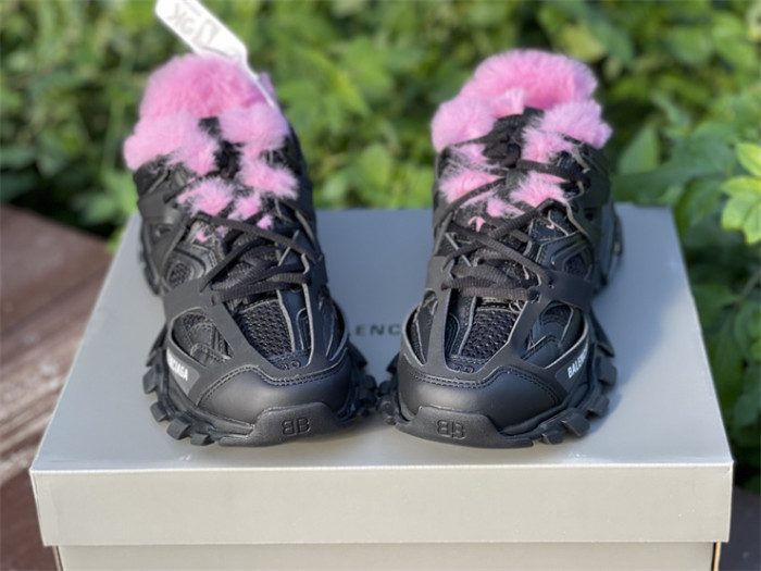 Balenciaga three generations of black and pink hair（7-12 work day deliver）