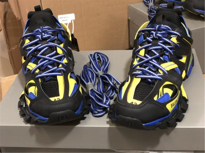 Balenciaga 3.0 black, blue and yellow color scheme（7-12 work day deliver）