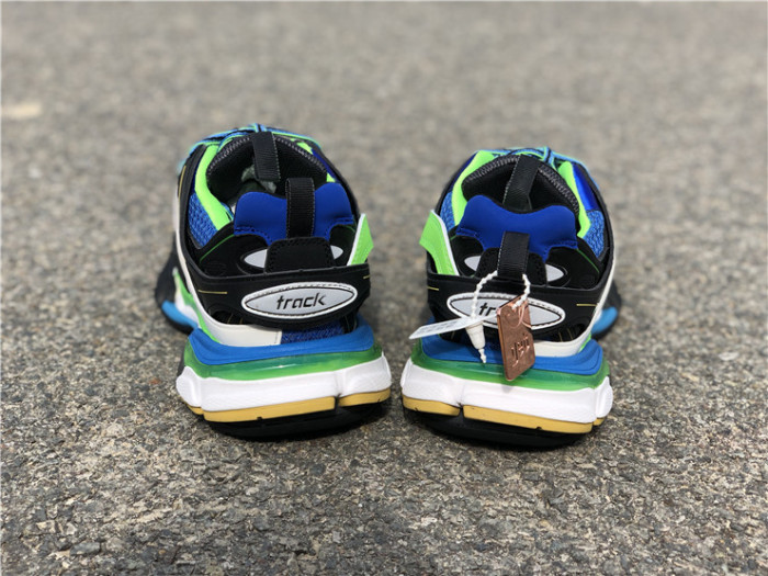 Balenciaga 3.0 retro dad shoes corporate black, blue and green color matching（7-12 work day deliver）