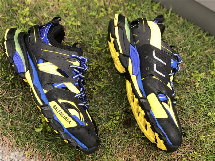 Balenciaga 3.0 black, blue and yellow color scheme（7-12 work day deliver）