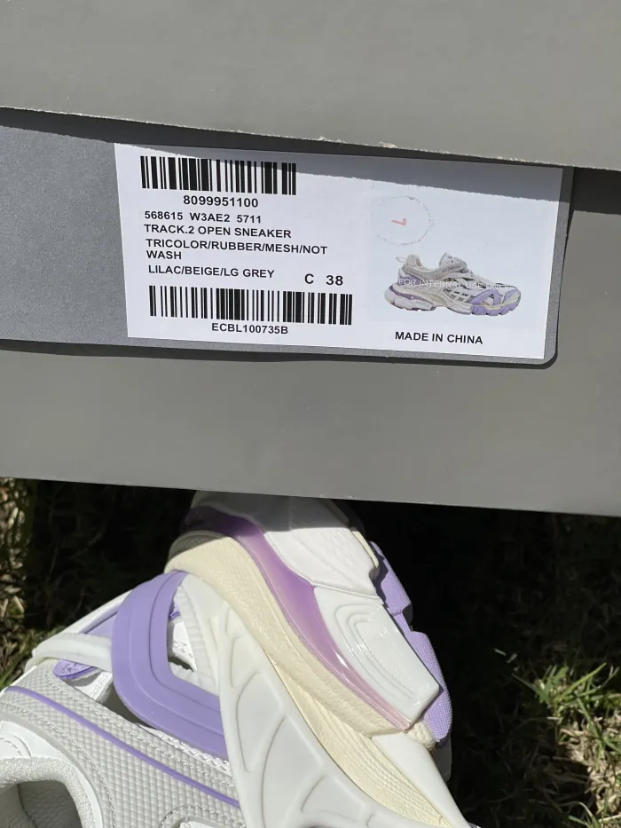 Balenciaga four generations of beige purple color（7-12 work day deliver）