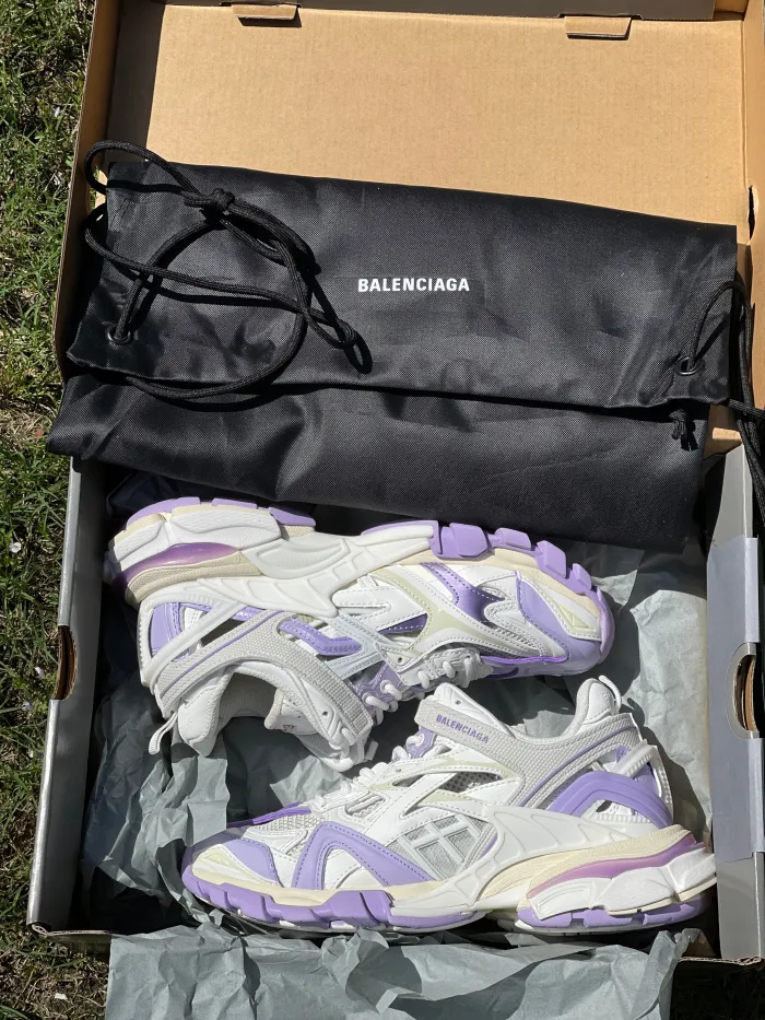 Balenciaga four generations of beige purple color（7-12 work day deliver）