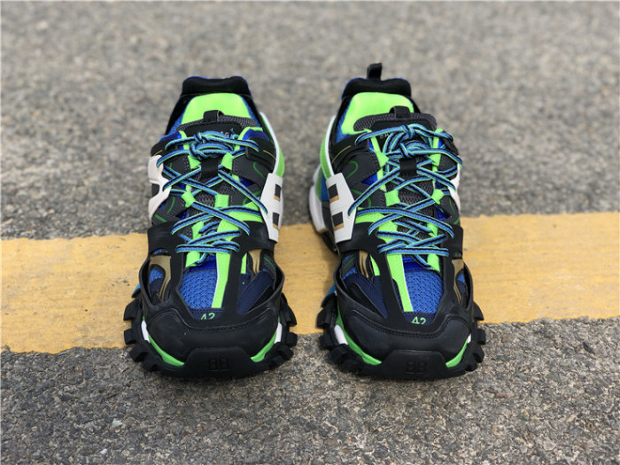 Balenciaga 3.0 retro dad shoes corporate black, blue and green color matching（7-12 work day deliver）