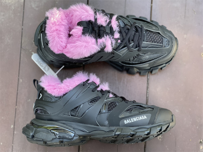 Balenciaga three generations of black and pink hair（7-12 work day deliver）