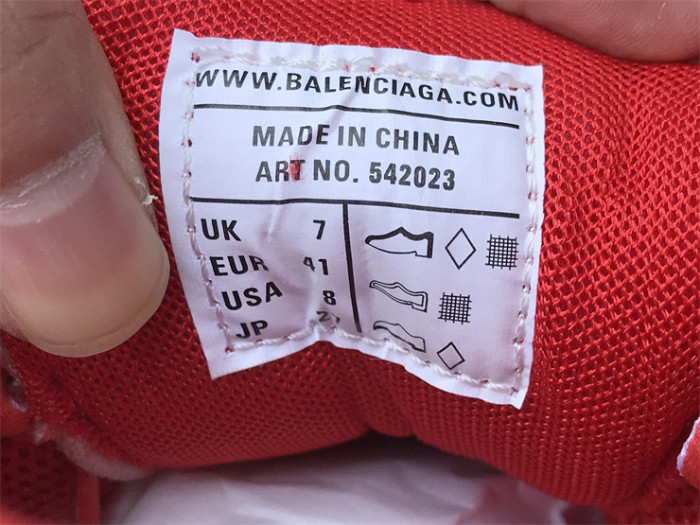 Balenciaga 3.0 white and red（7-12 work day deliver）