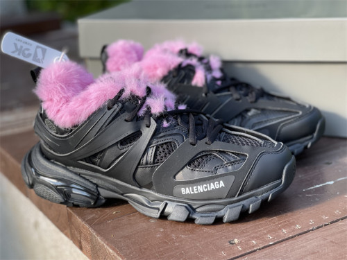 Balenciaga three generations of black and pink hair（7-12 work day deliver）