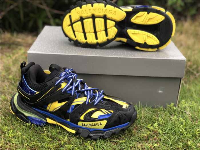 Balenciaga 3.0 black, blue and yellow color scheme（7-12 work day deliver）