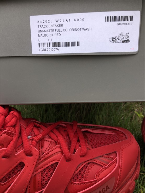 Balenciaga three generations of red color matching（7-12 work day deliver）