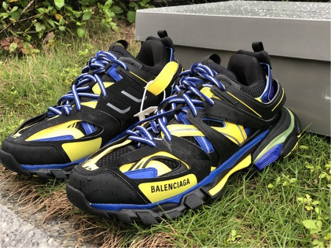 Balenciaga 3.0 black, blue and yellow color scheme（7-12 work day deliver）