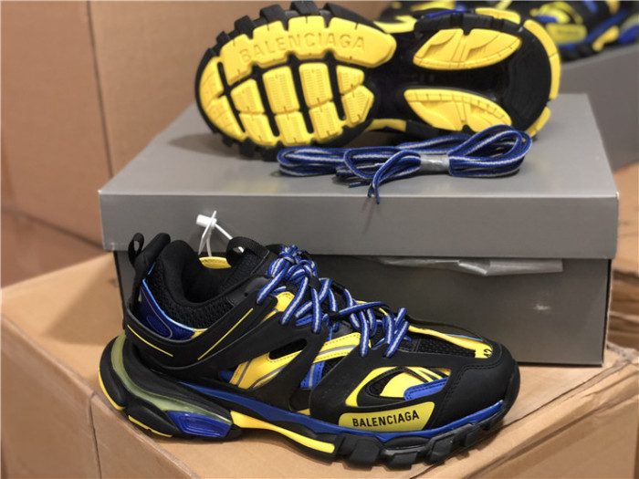 Balenciaga 3.0 black, blue and yellow color scheme（7-12 work day deliver）