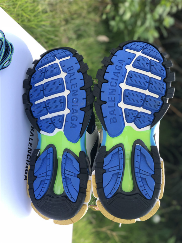 Balenciaga 3.0 retro dad shoes corporate black, blue and green color matching（7-12 work day deliver）