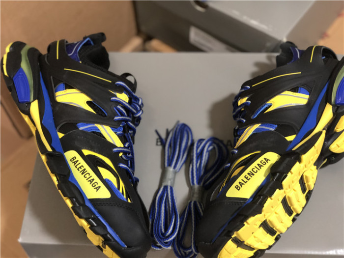 Balenciaga 3.0 black, blue and yellow color scheme（7-12 work day deliver）
