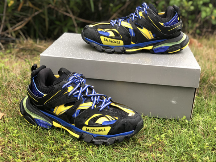 Balenciaga 3.0 black, blue and yellow color scheme（7-12 work day deliver）