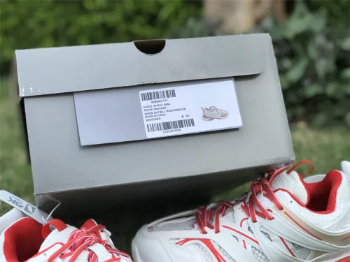 Balenciaga 3.0 white and red（7-12 work day deliver）